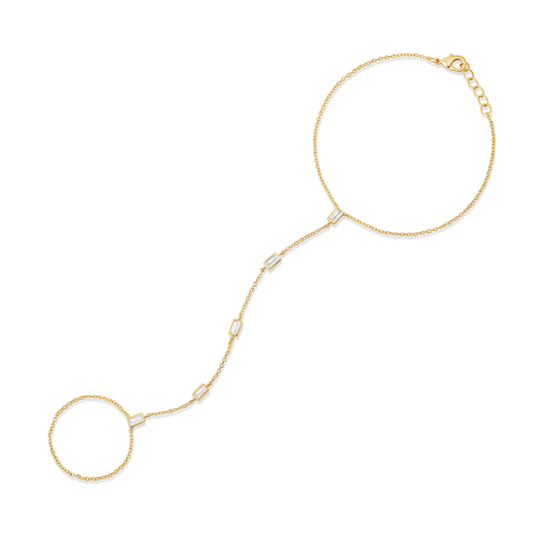 Baguette Hand Chain
