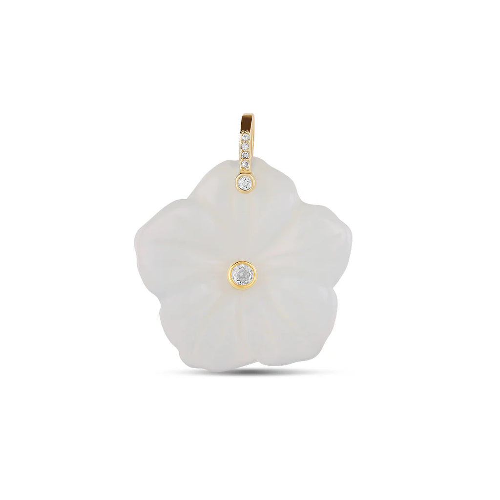 Carved Flower Charm