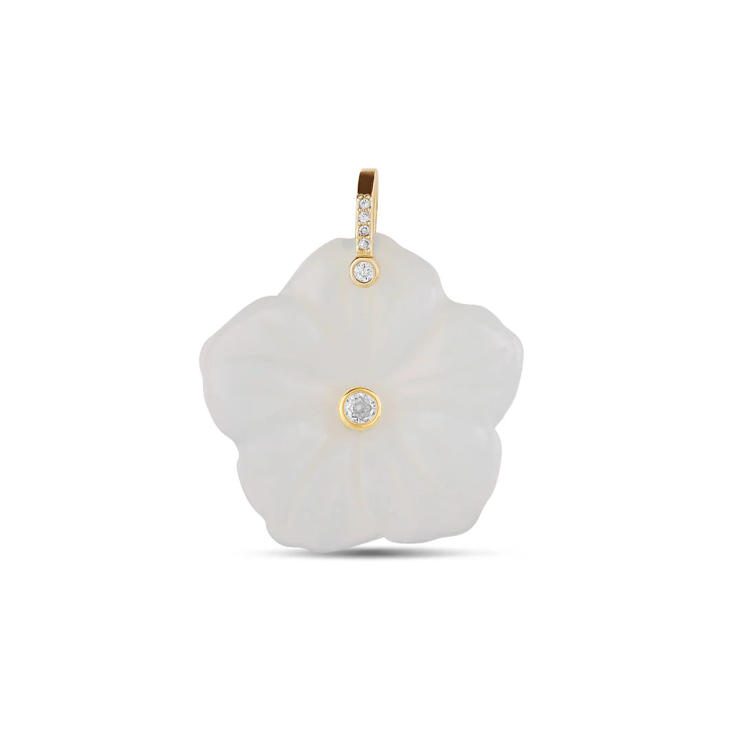 Carved Flower Charm