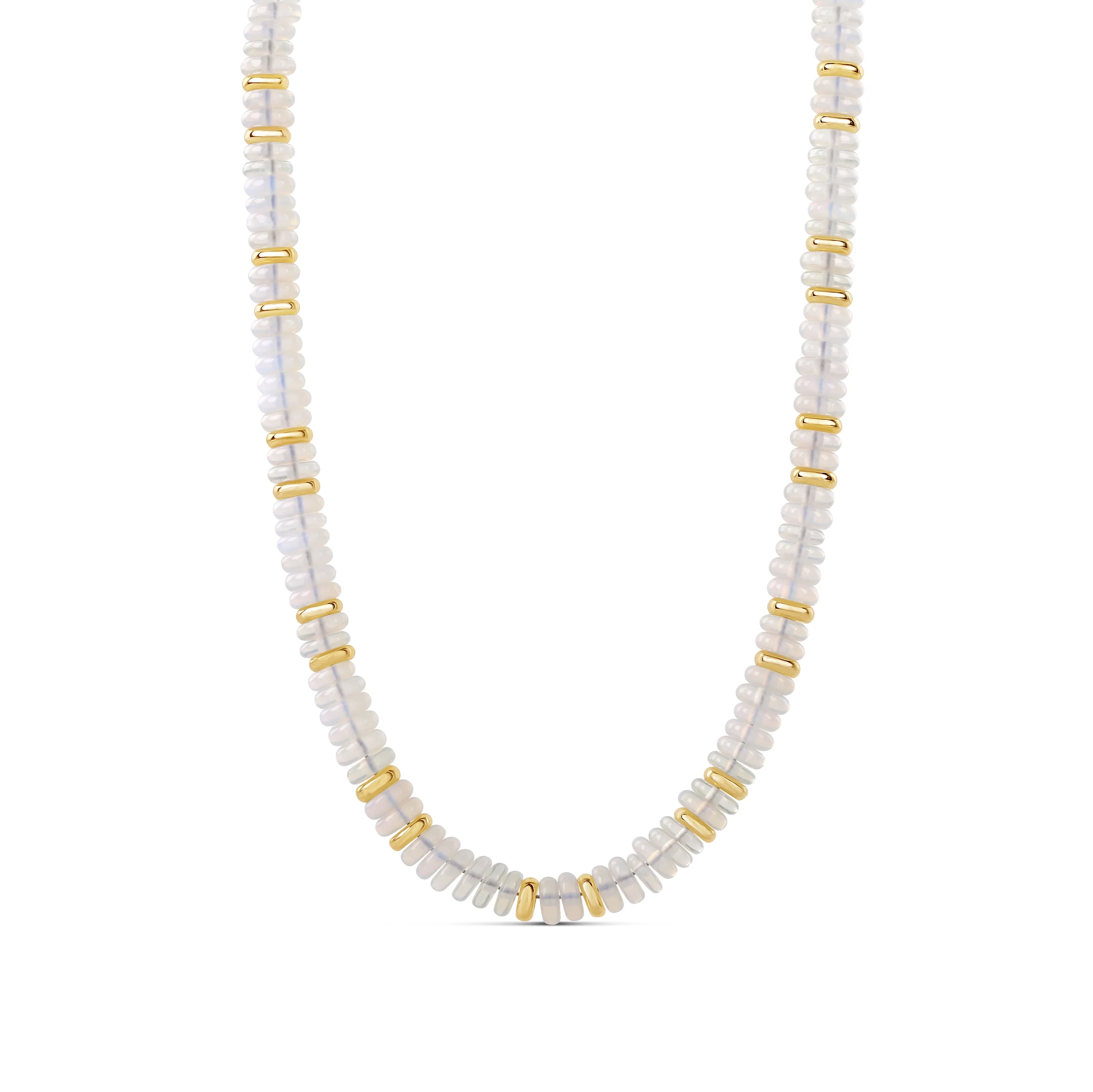 Clear Opal Pukka Necklace