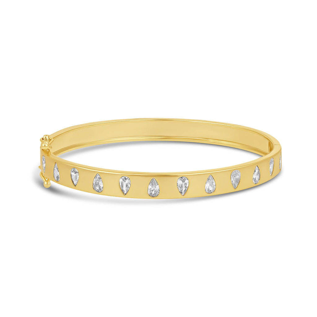 Diamond Drop Bangle