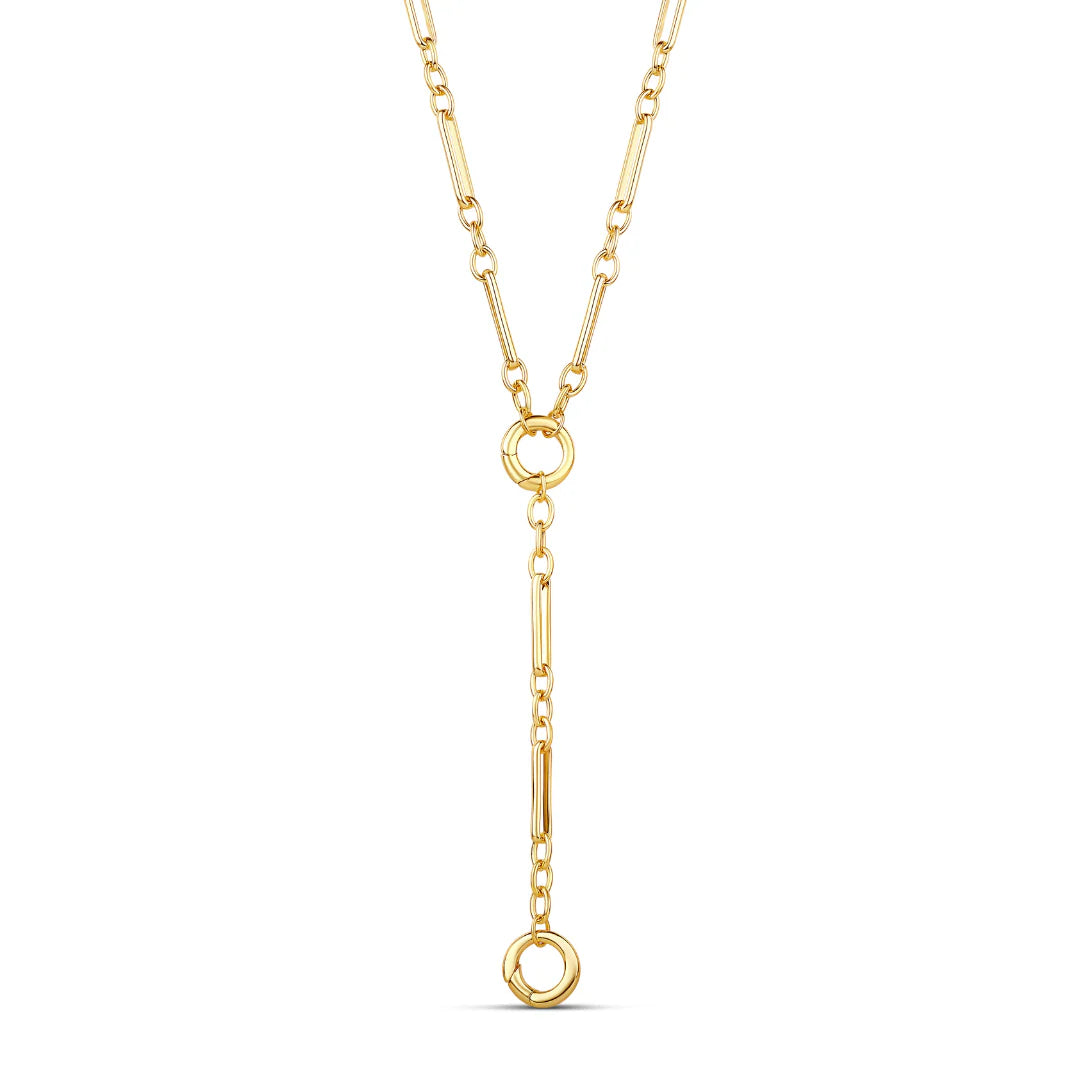 Fancy Link Push Clasp Lariat