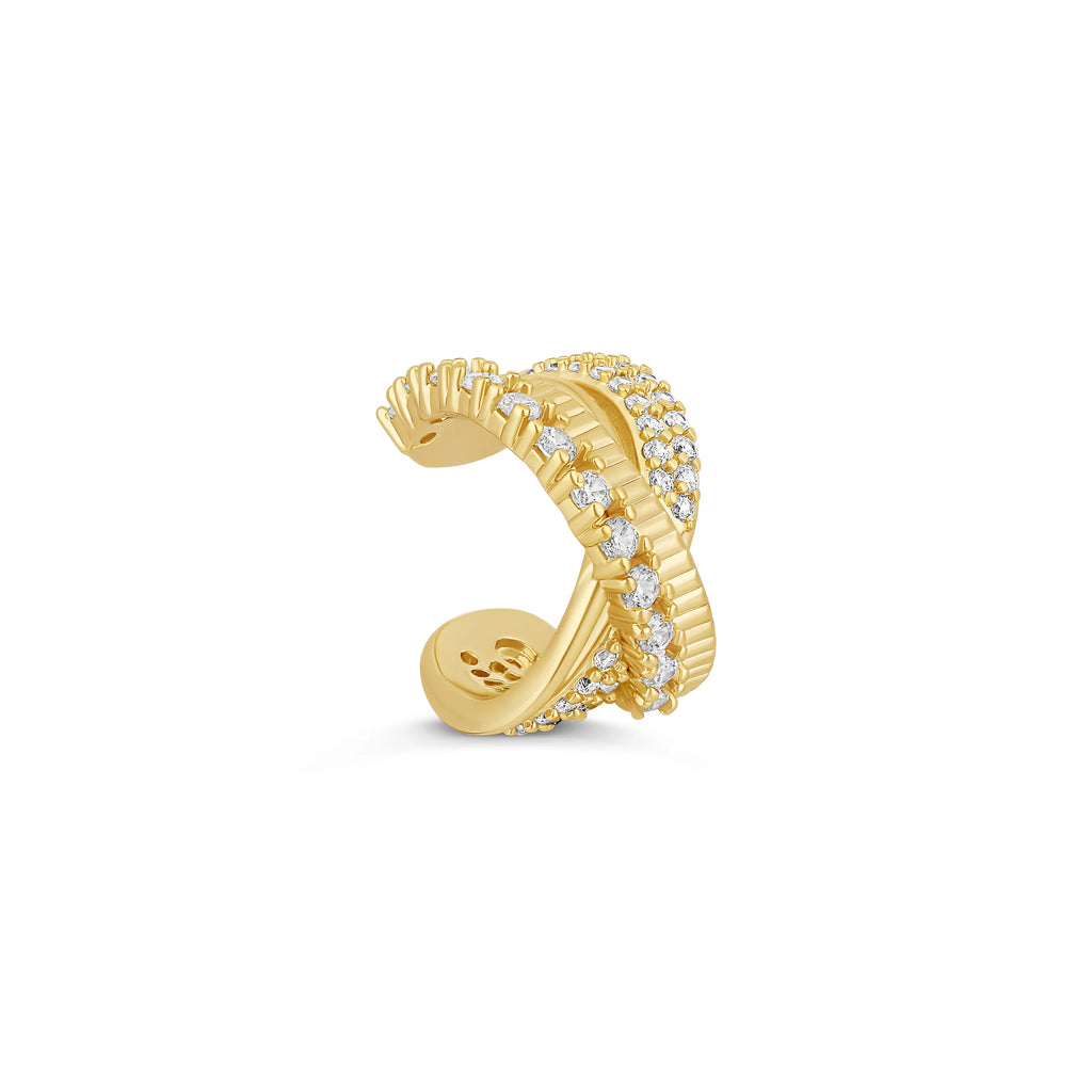 Golden Armor Ear Cuff