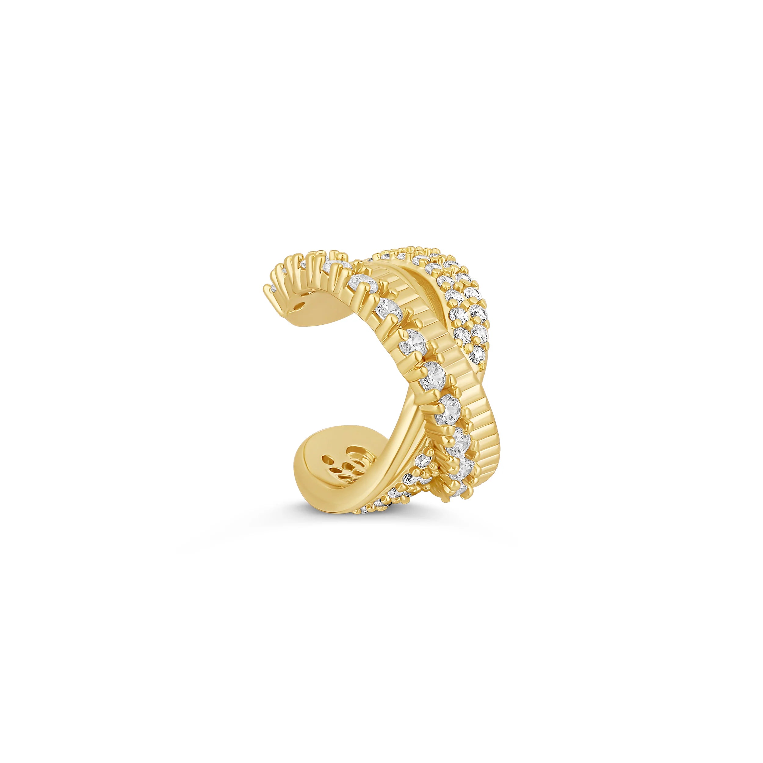 Golden Armor Ear Cuff