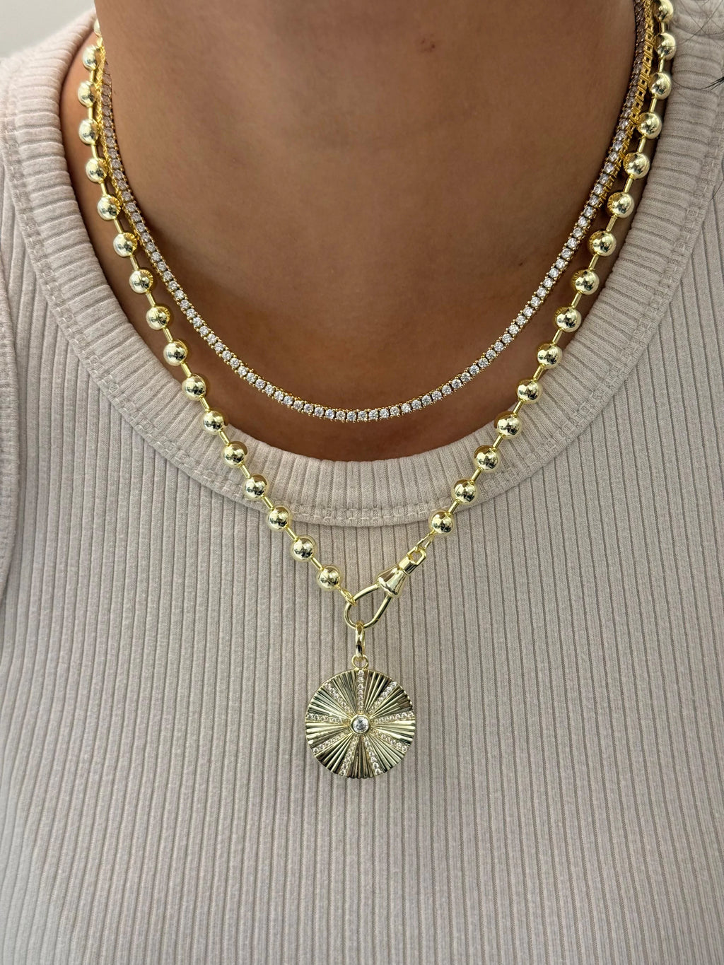 Golden Orbit Fob Chain