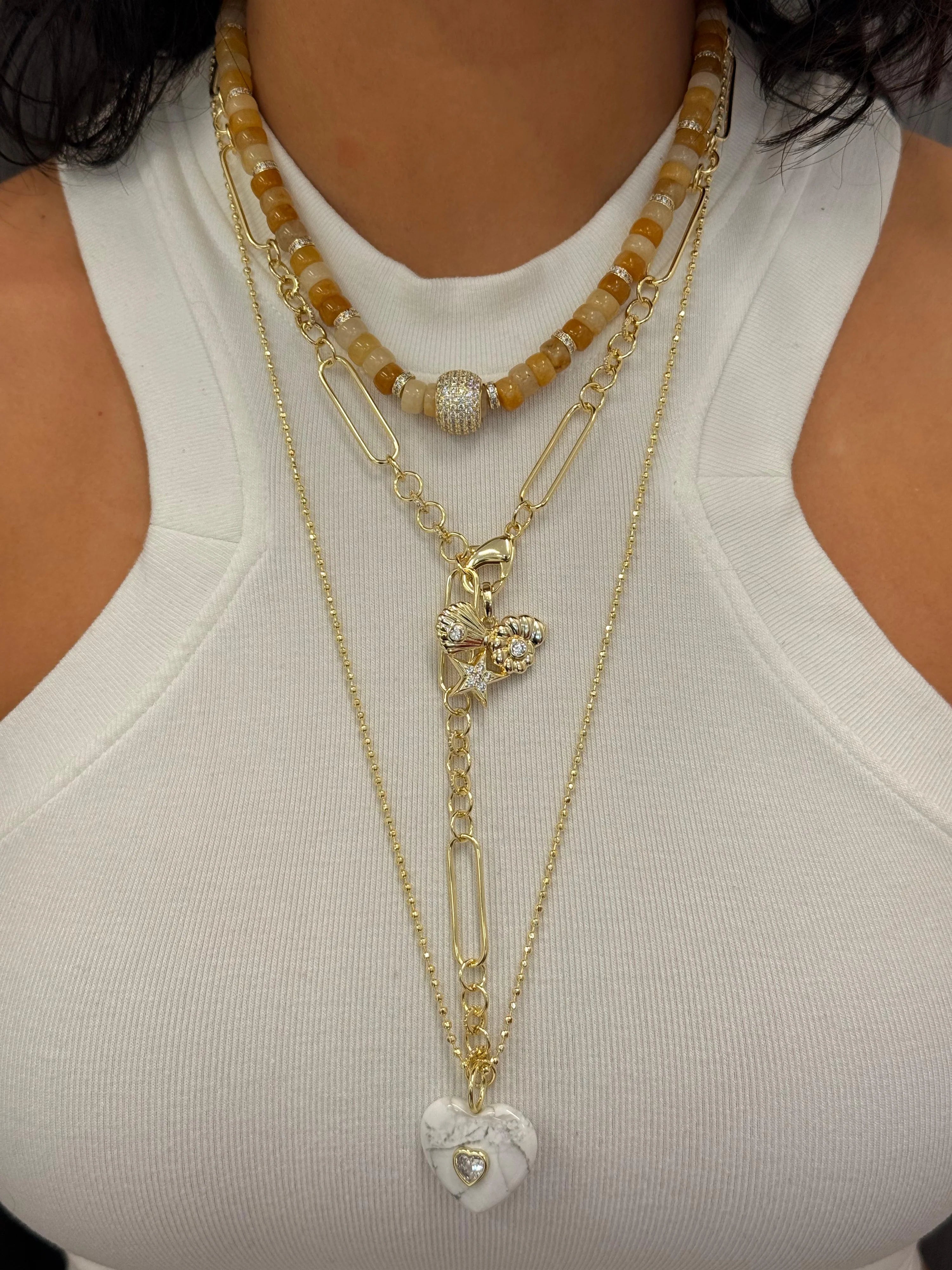 Honey On The Rocks Necklace