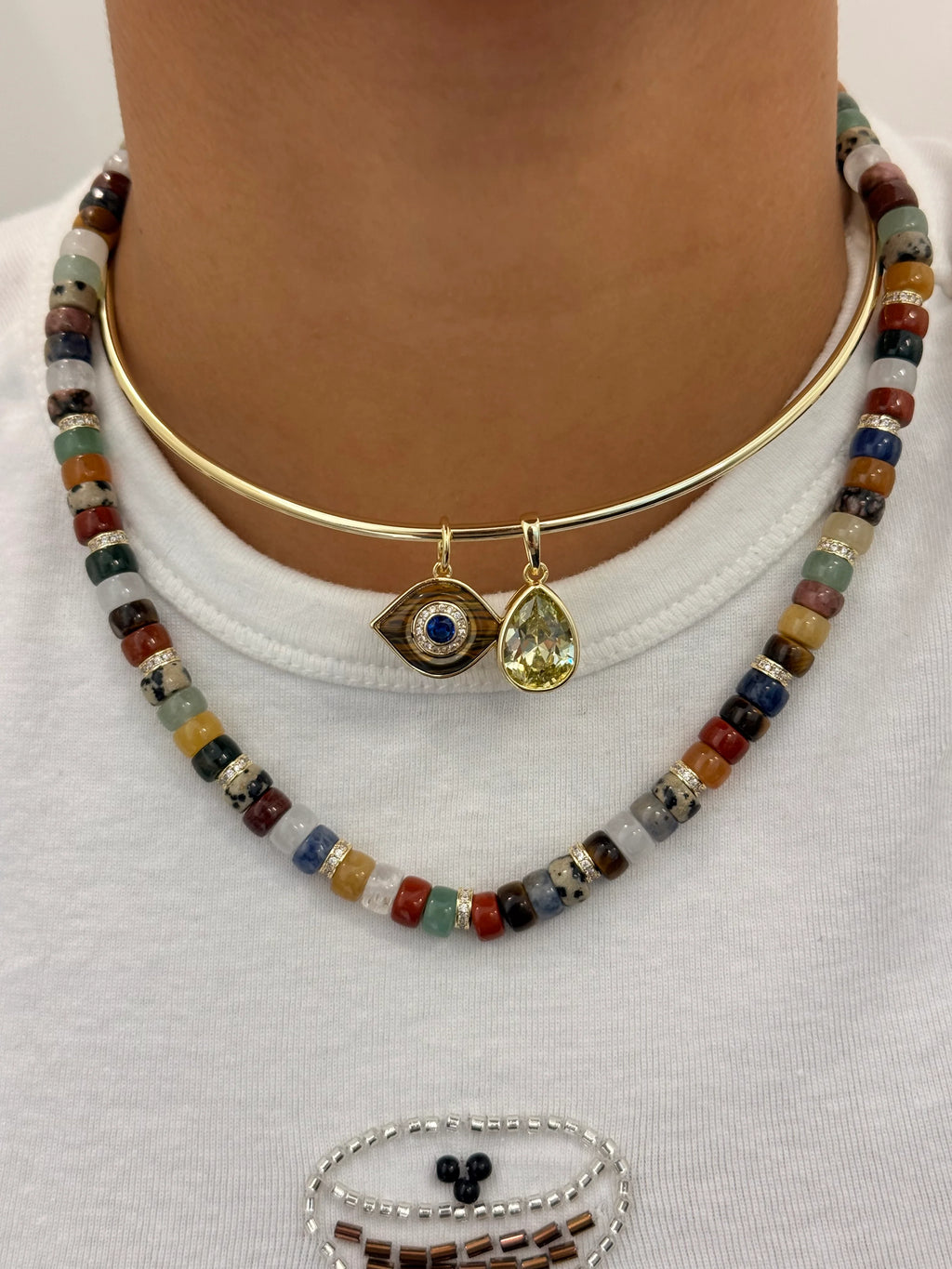 Mosaic On The Rocks Necklace