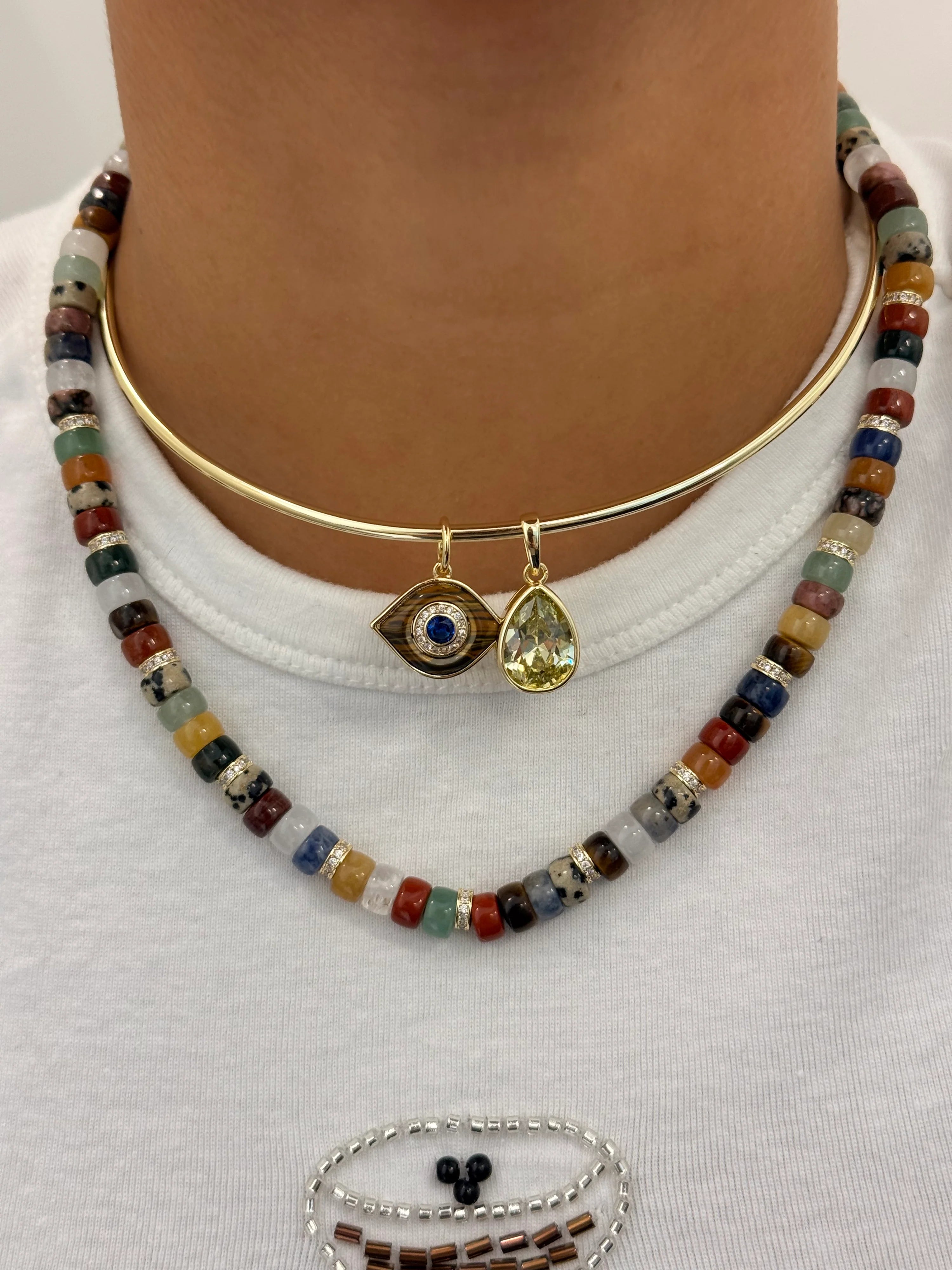 Mosaic On The Rocks Necklace