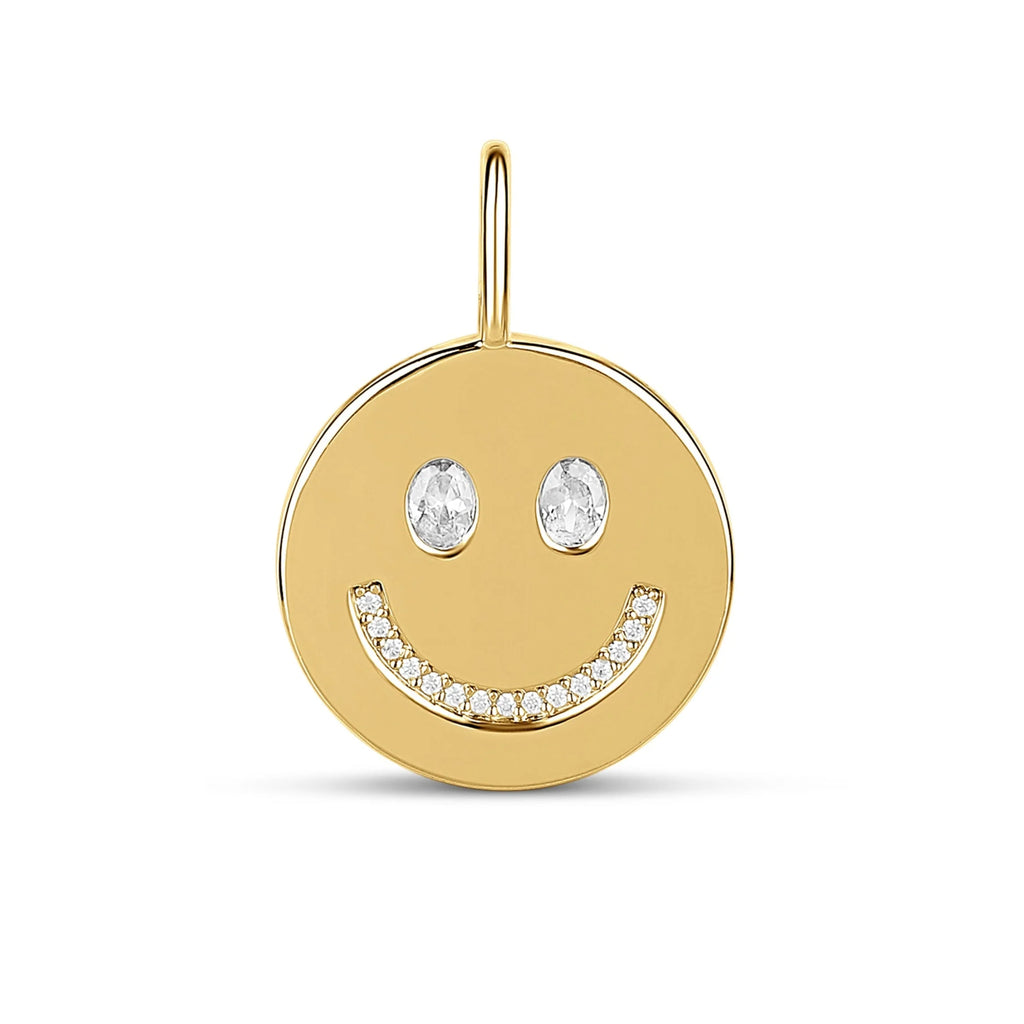 Solid Happy Face Charm
