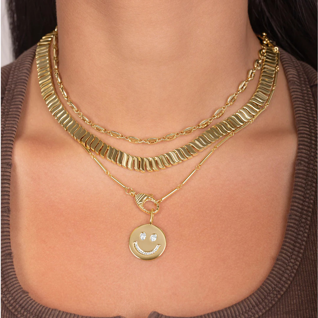 Solid Happy Face Charm